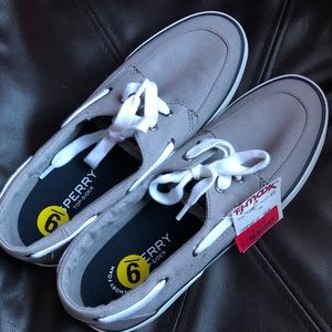 Sperry gray shoes